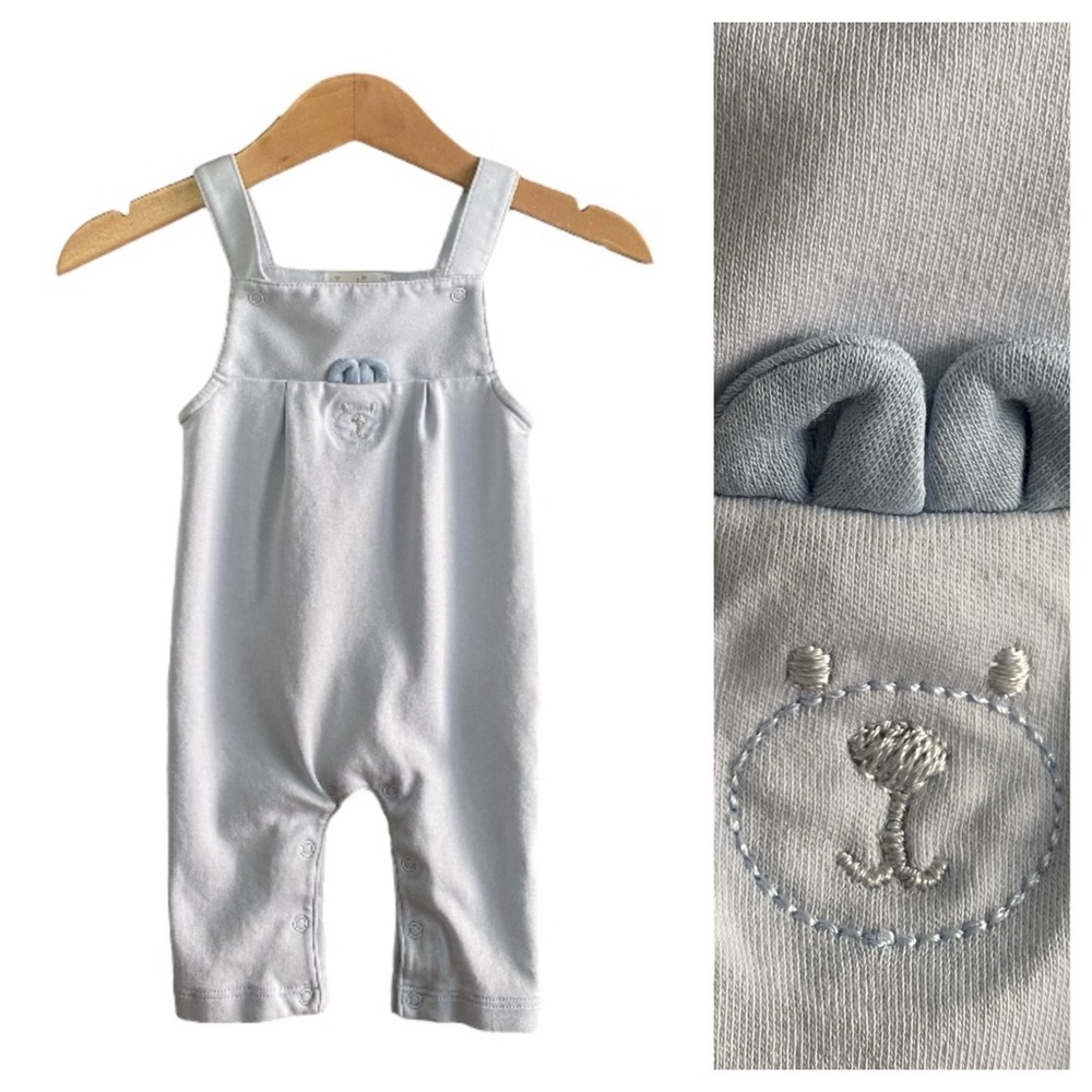 Kissy Kissy Light Blue Kids Overalls